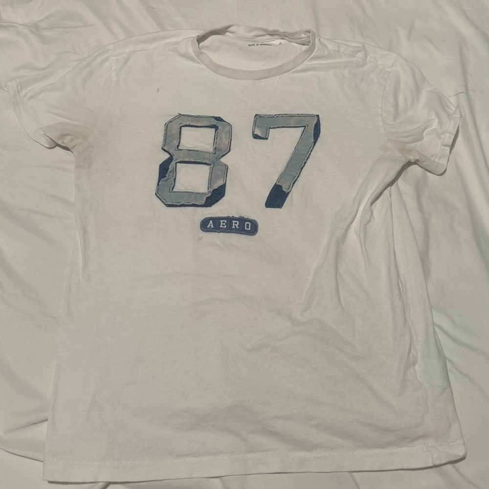White aeropostale T-shirt Mens
